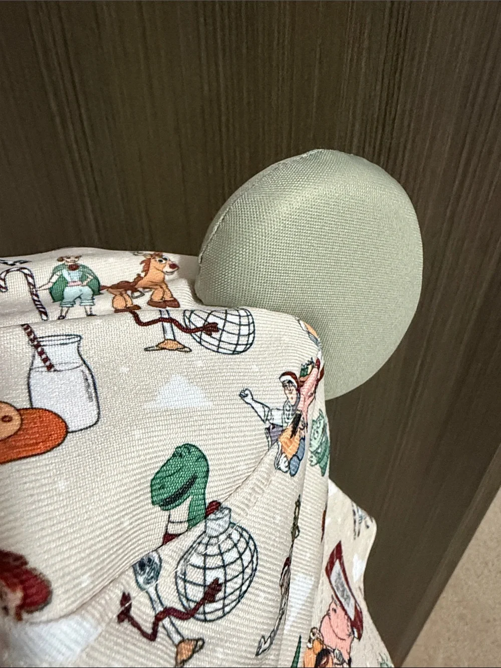 Baby Beige Storybook Print‎ Bucket Hat with Ears